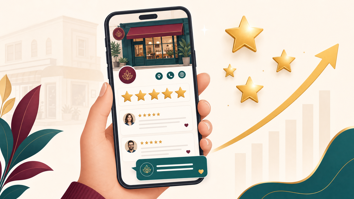 A steady, recent flow of Google reviews that are replied to helps you rank and helps you convert